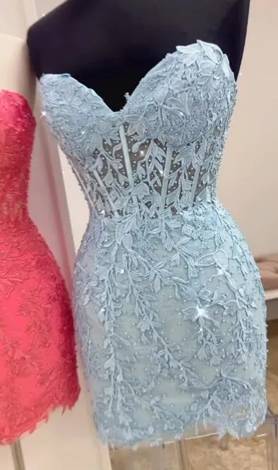 2023 Sexy Lace Homecoming Dresses PC1127