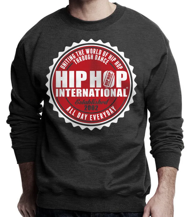 2Tone HHI Seal Unisex Pullover Sweatshirt - Heather Charcoal