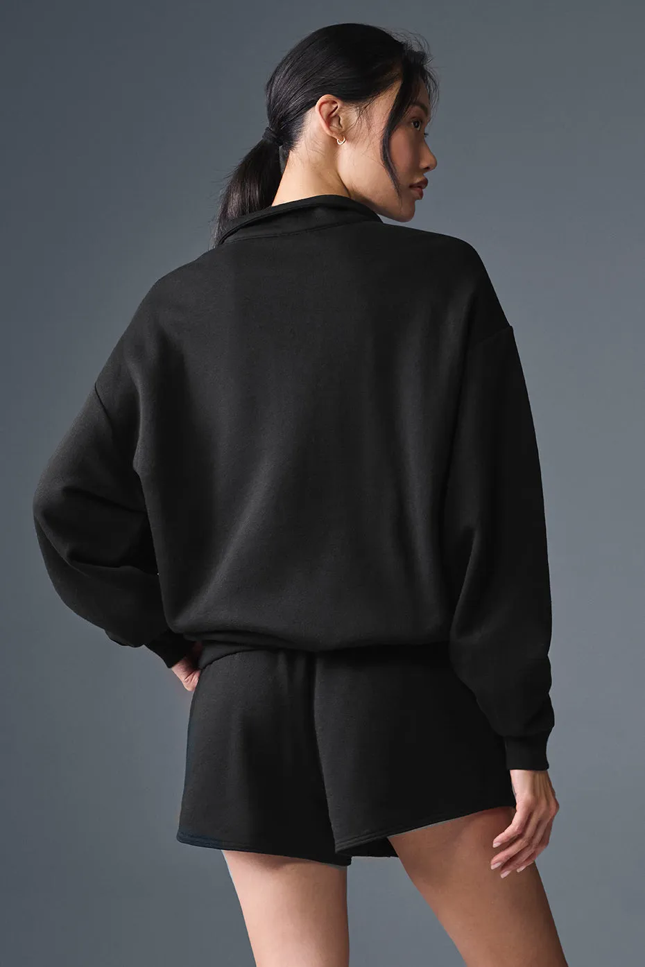 Accolade 1/4 Zip Pullover - Black