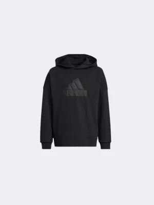 Adidas Future Icons Kids-Unisex Sportswear Hoody Black