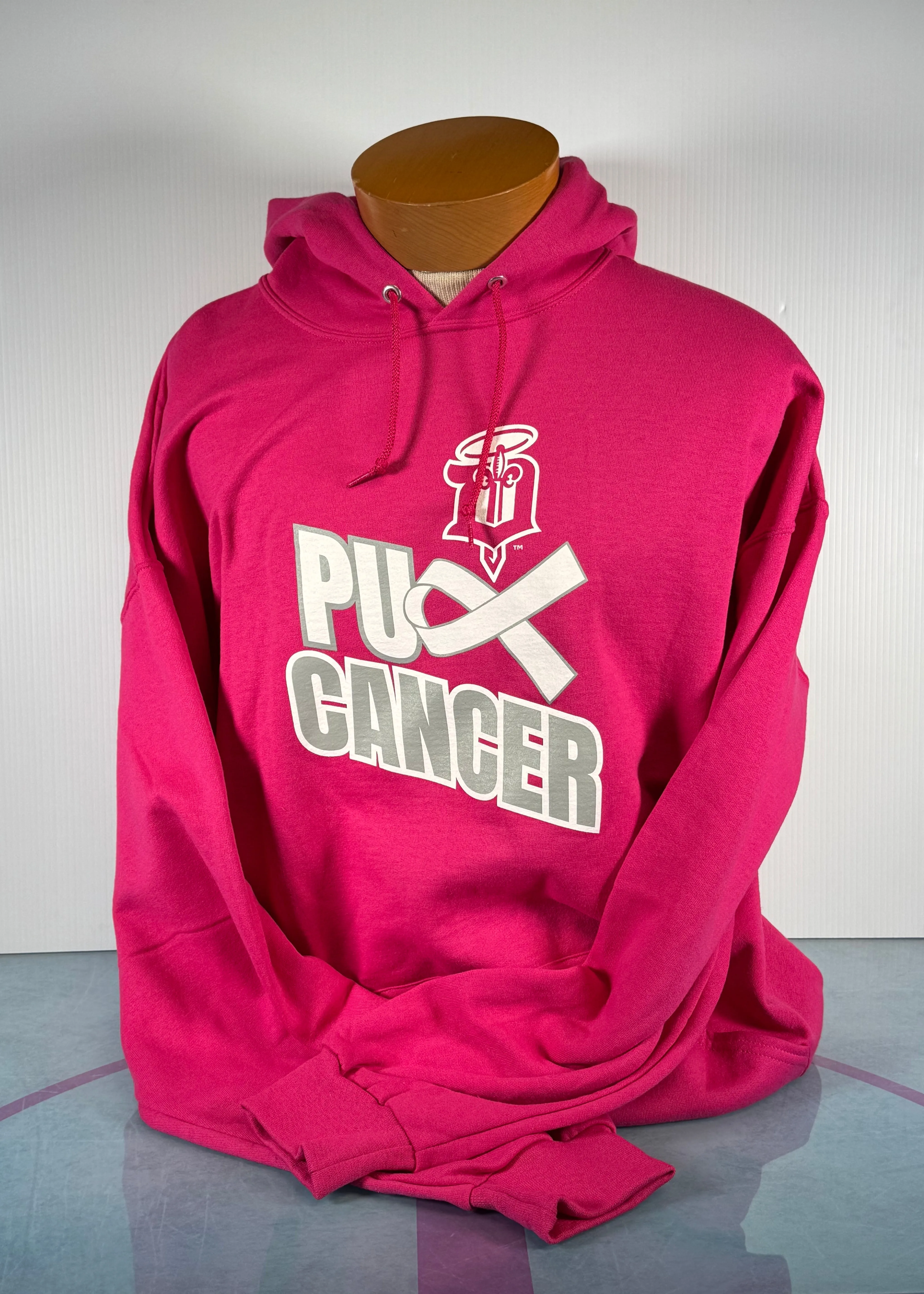 Adult Hooded Sweatshirt- Pink the Rink