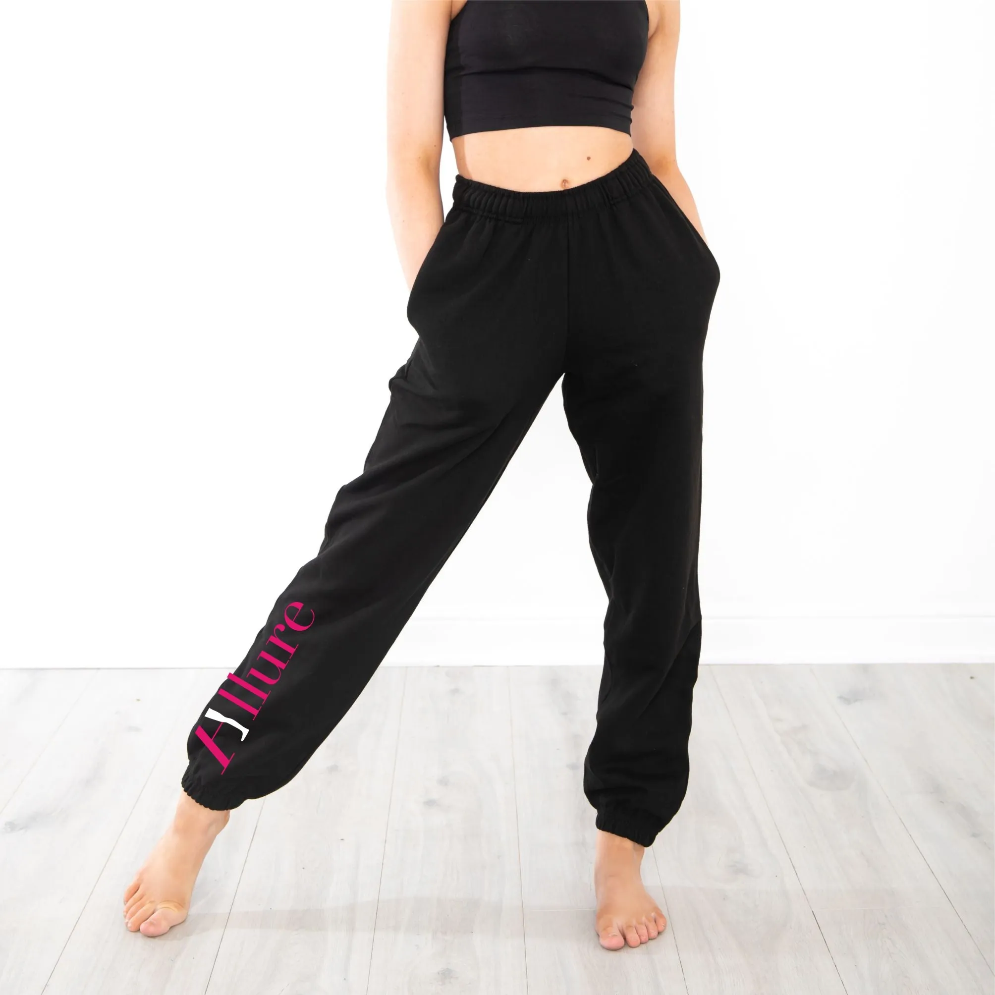 Allure School of Dance Girls Kids Cuffed Joggers