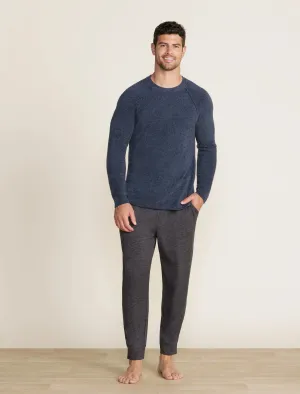 BAREFOOT DREAMS CCL MEN'S RAGLAN PULLOVER INDIGO