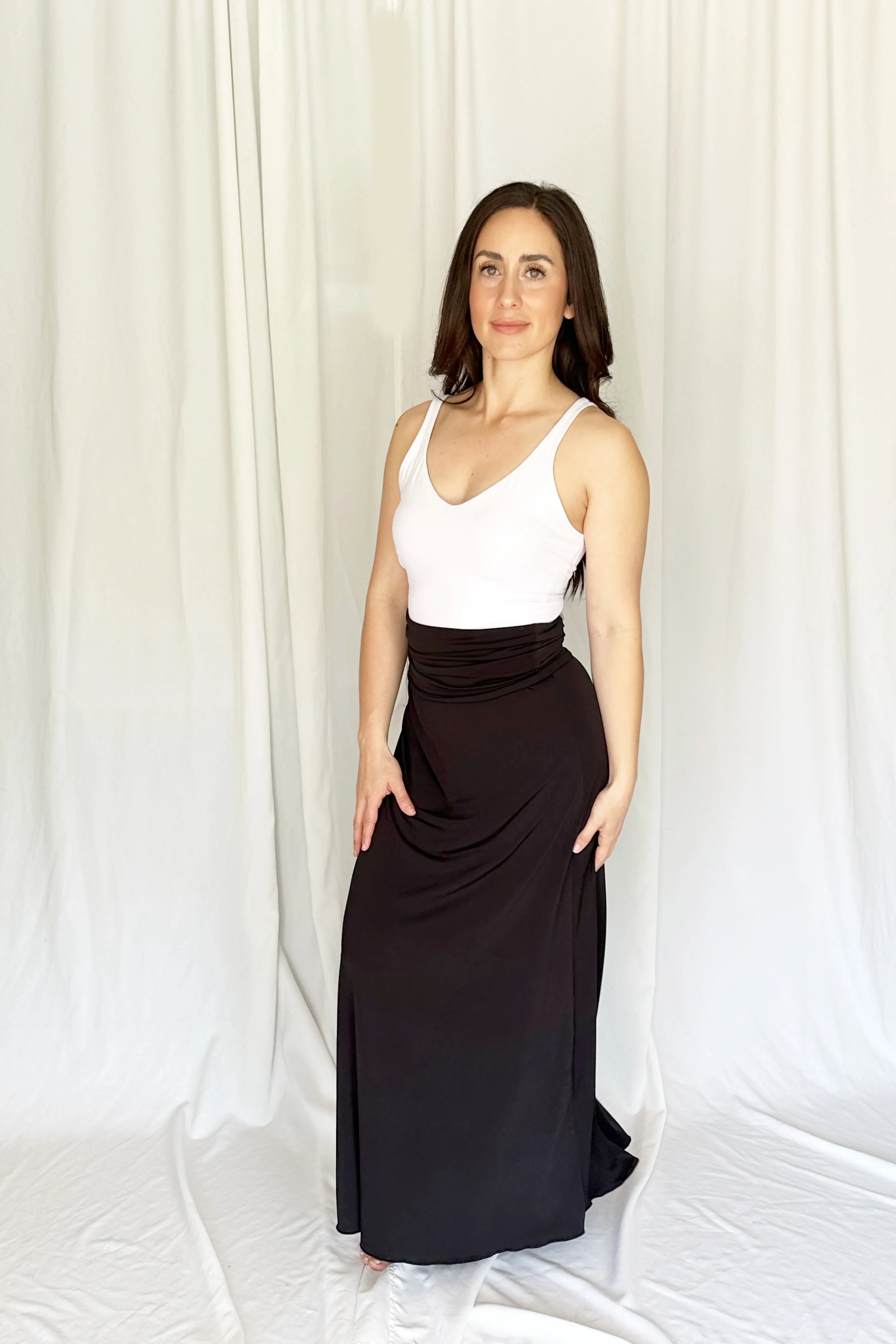 Black Maui Maxi Dress/Skirt