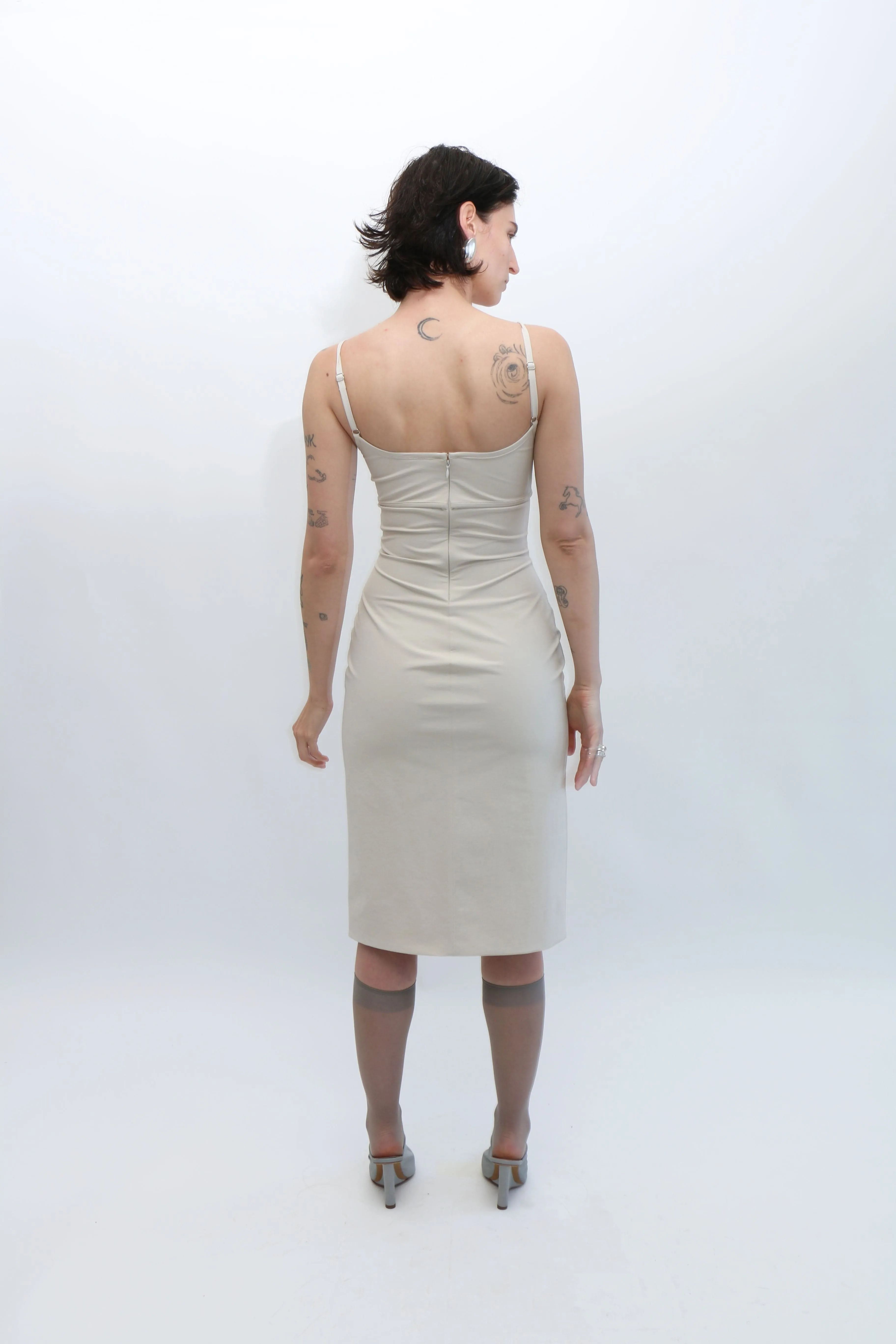 Bone Stretch Tailored Dress