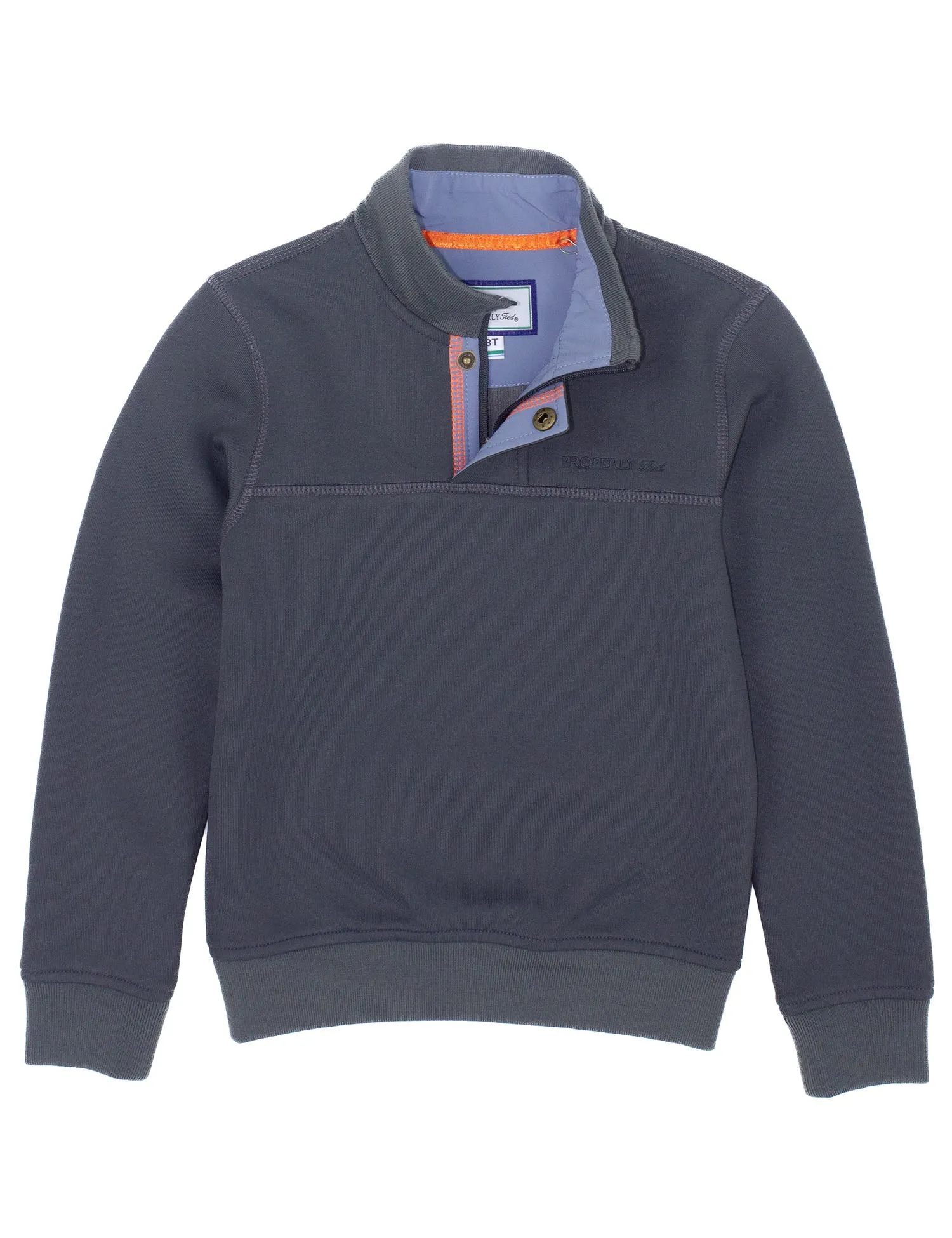 Boy's Kennedy Pullover - Charcoal