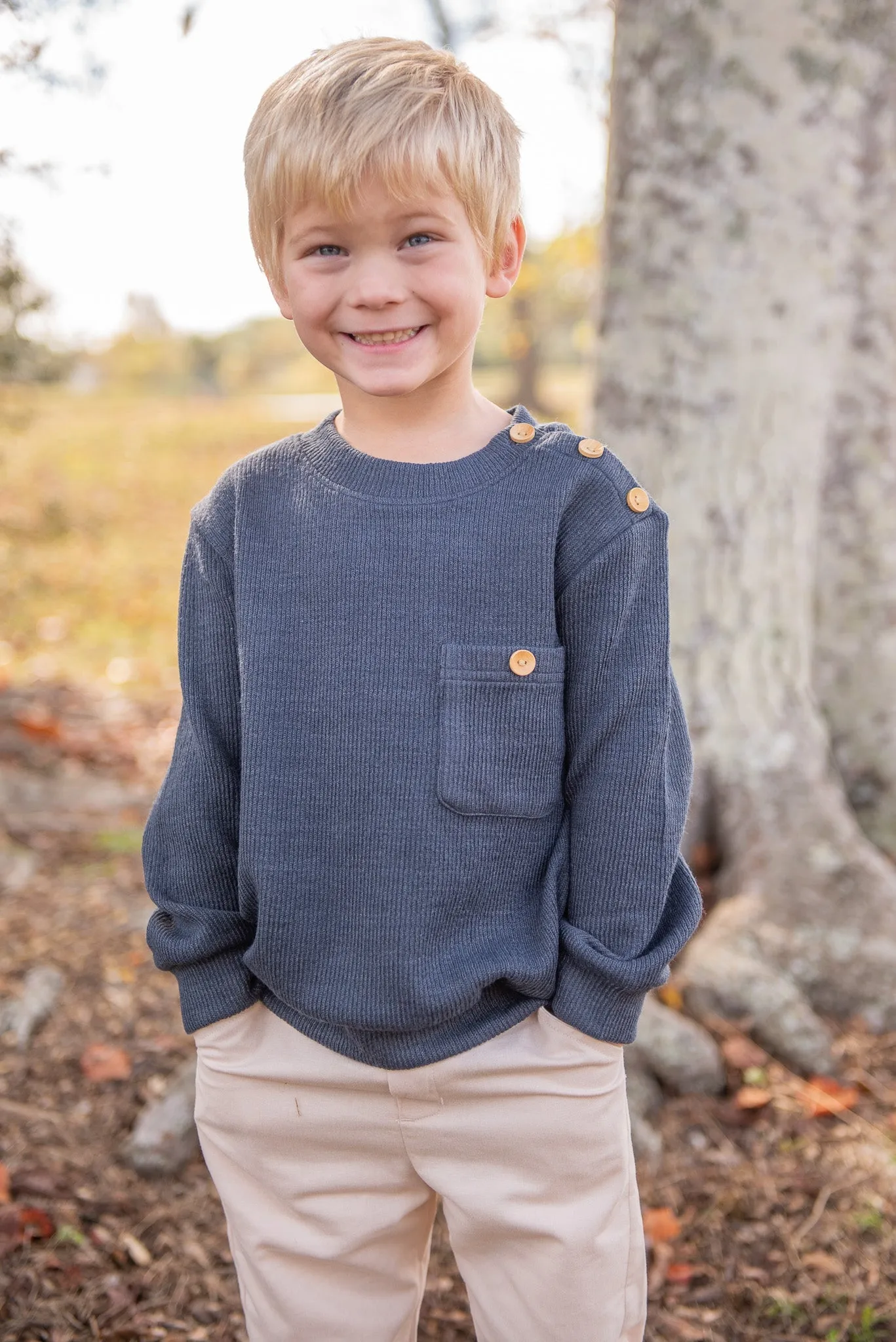 Boys Winter Navy Pullover