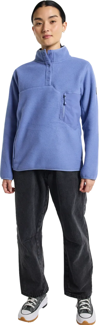 Burton Women&#x27;s Cinder Fleece Pullover Slate Blue | Buy Burton Women&#x27;s Cinder Fleece Pullover Slate Blue here | Outnorth