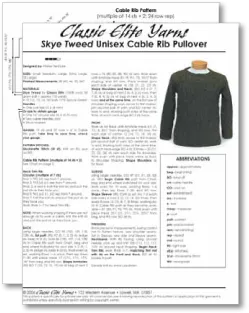 Cable-Rib Pullover