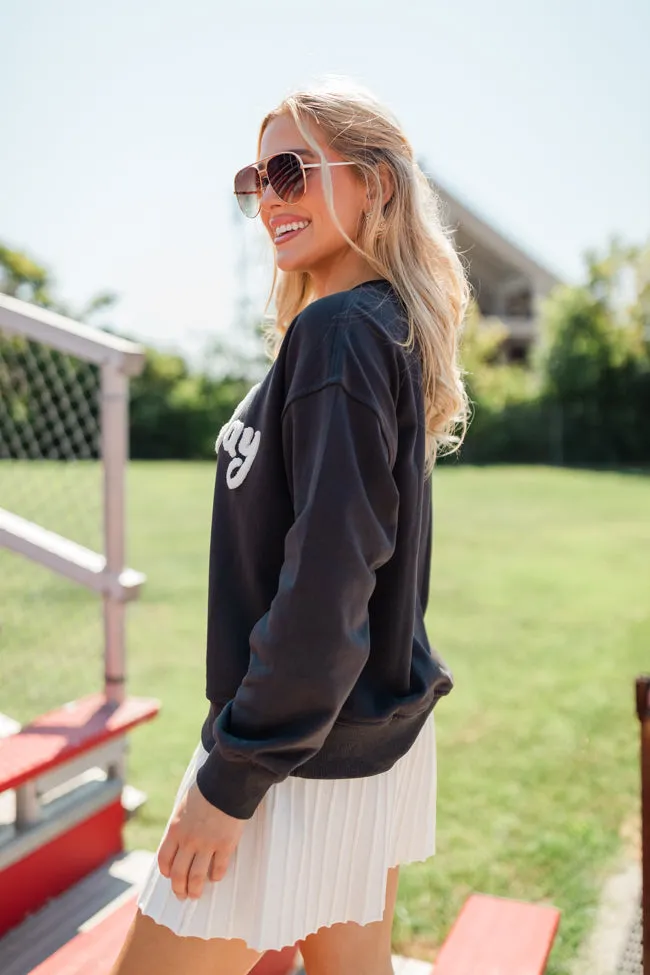 Can You Believe It's Gameday Charcoal Pullover SALE