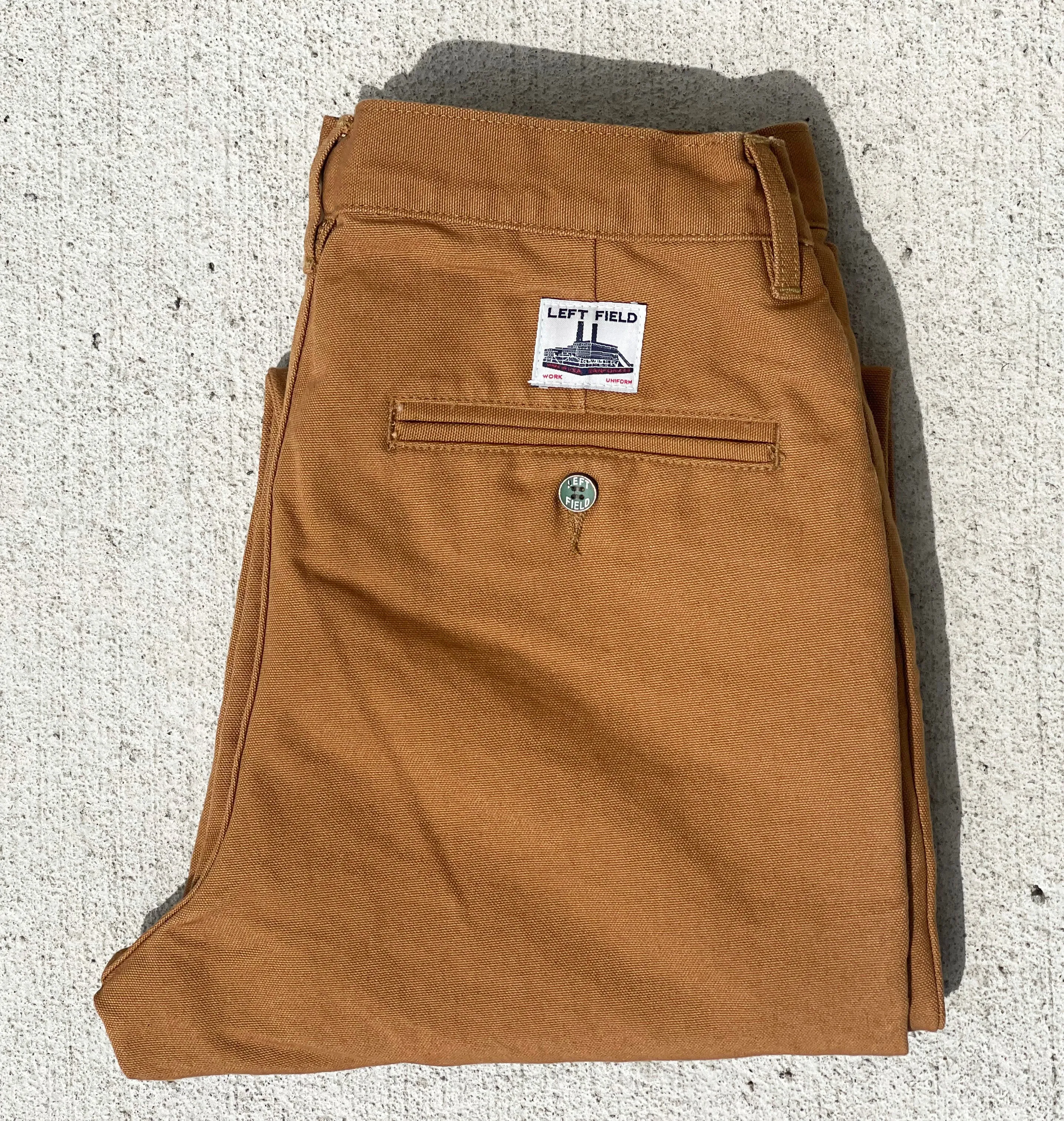 Caramel Mt Vernon  13 oz Duck Work Uniform  Chino