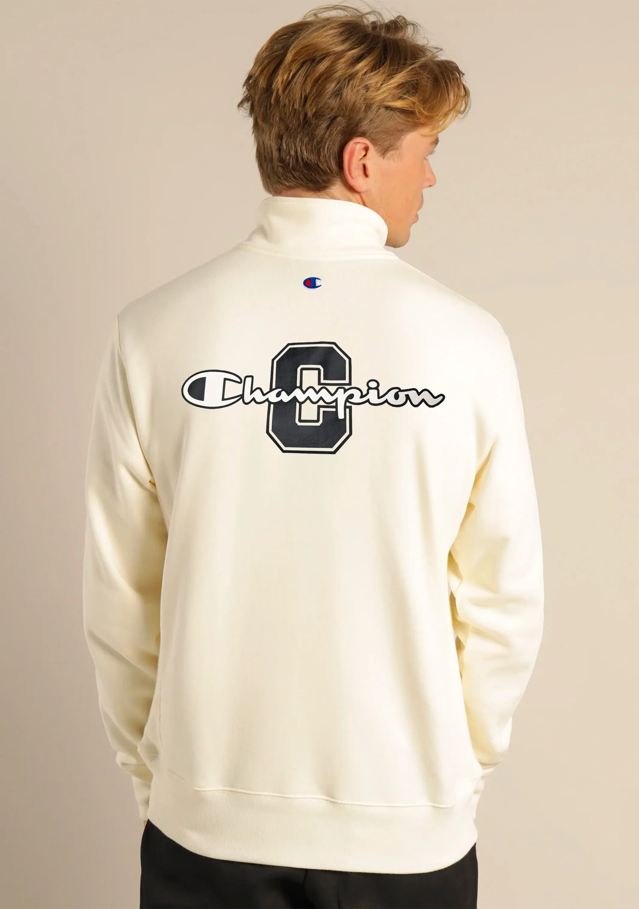 Champion Men's Rochester Graphic Quarter Zip <br> AUDJN LMS