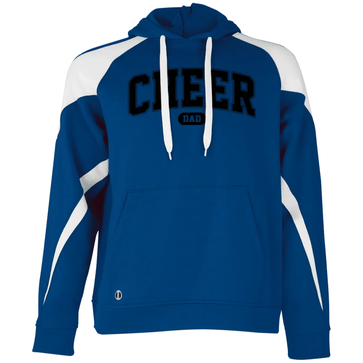 Cheer Dad 229546 Athletic Colorblock Fleece Hoodie