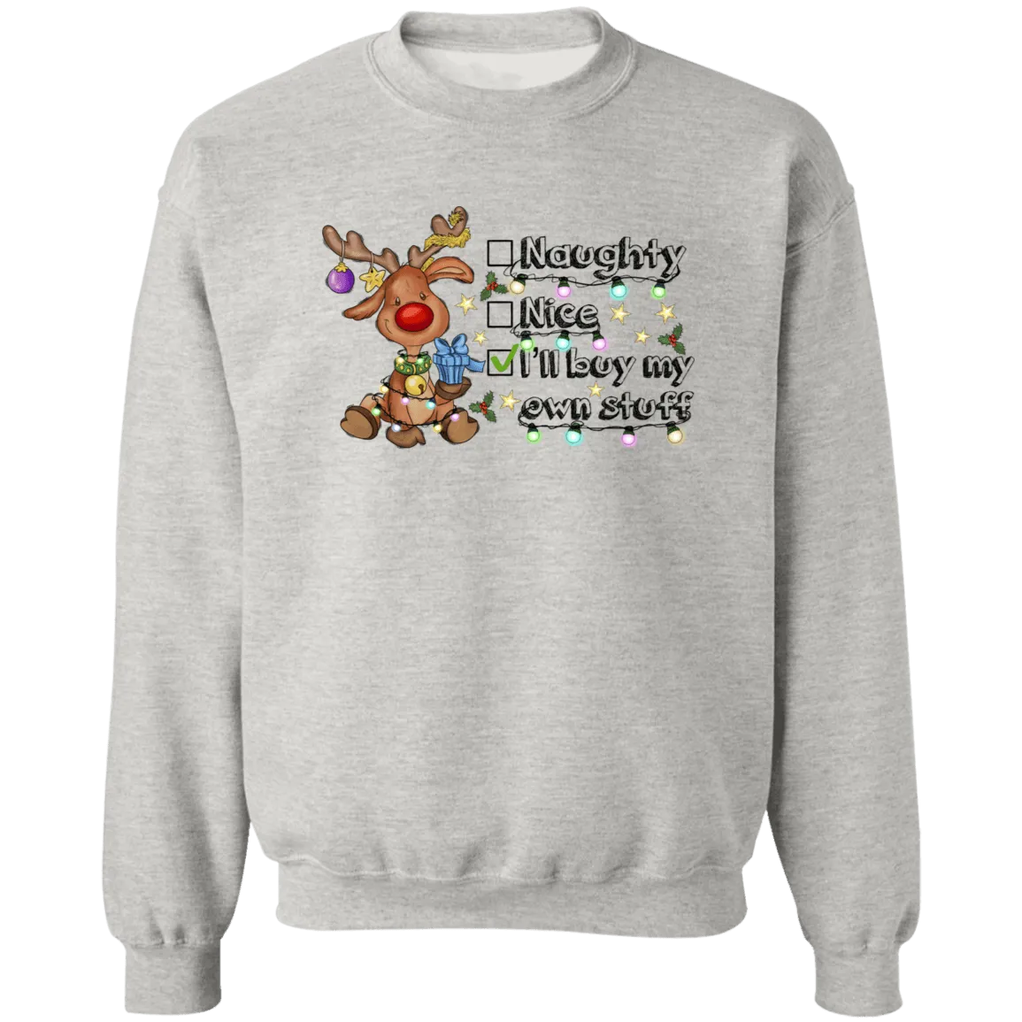 Christmas Animal Crewneck Pullover Sweatshirt