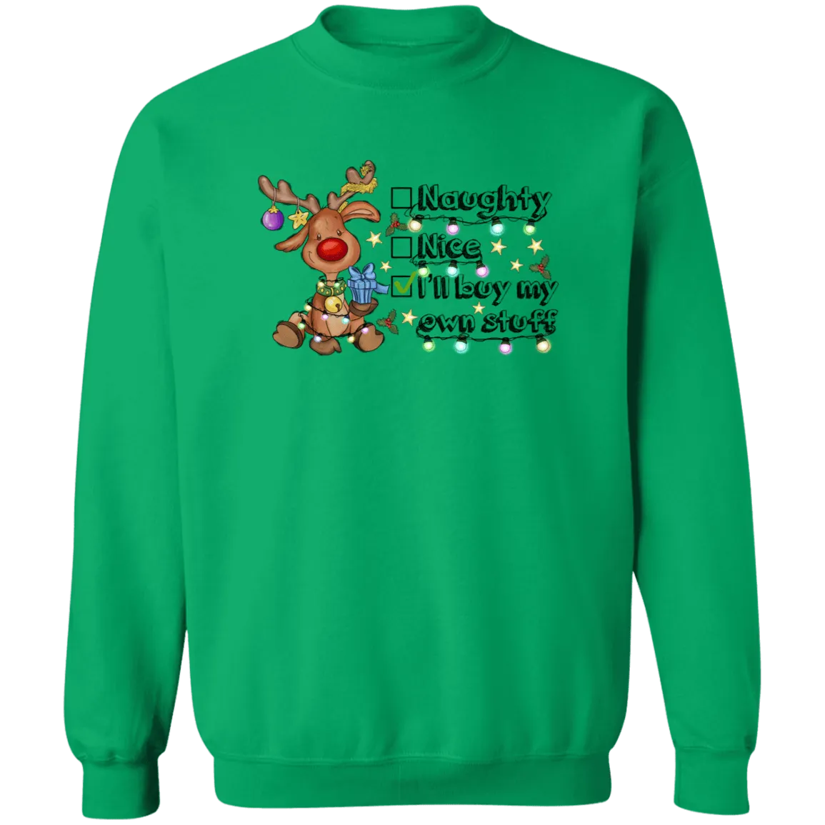 Christmas Animal Crewneck Pullover Sweatshirt