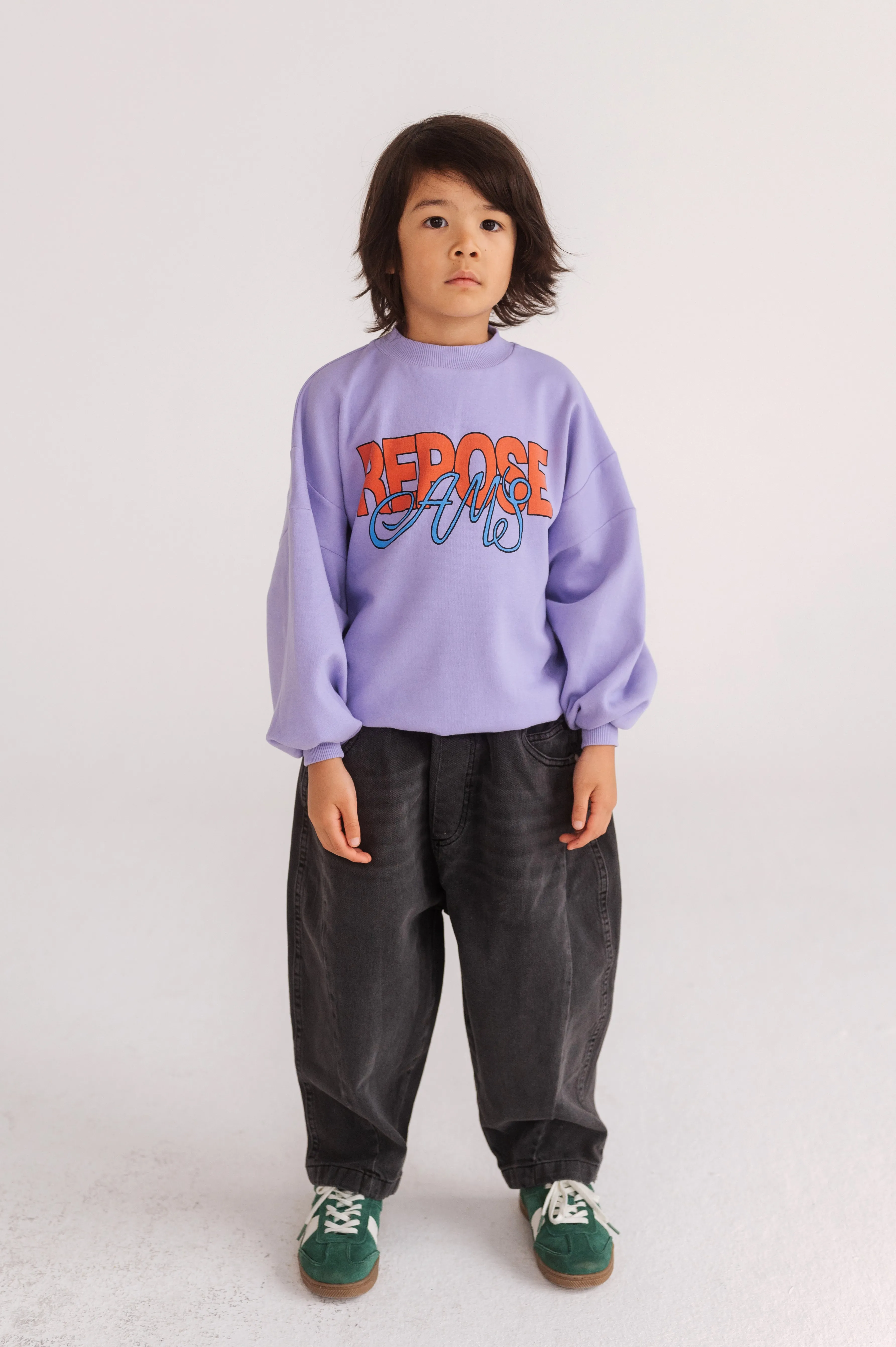 Crewneck Sweater – bright violet