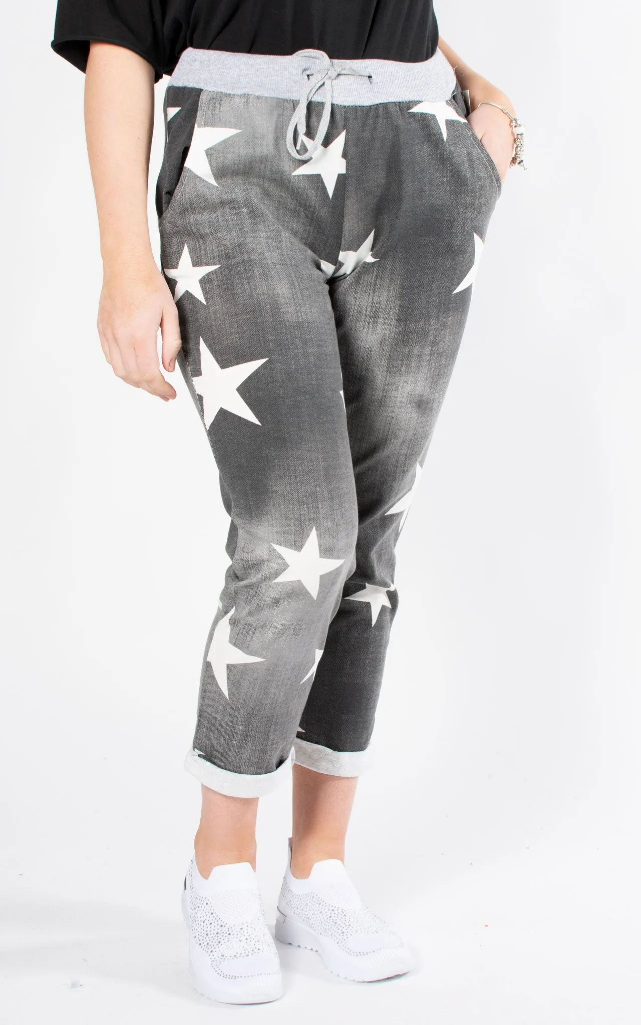 Dark Grey Star Jogger