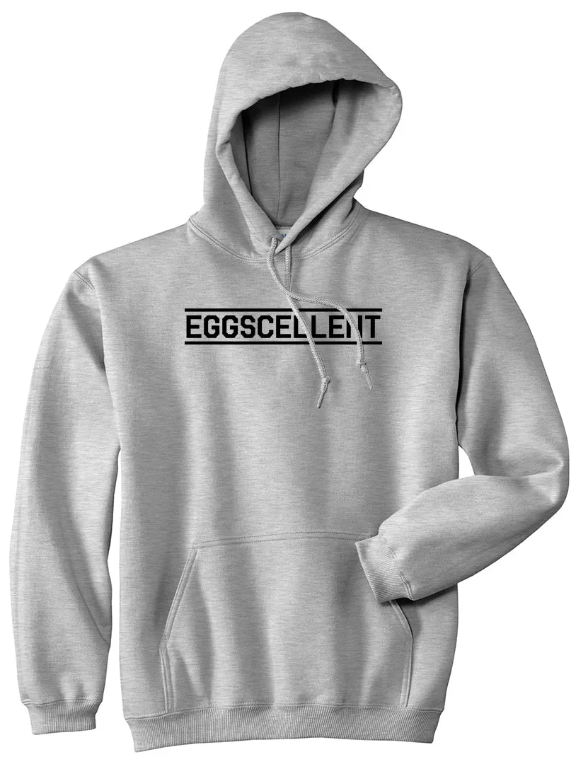 Eggscellent Funny Mens Pullover Hoodie