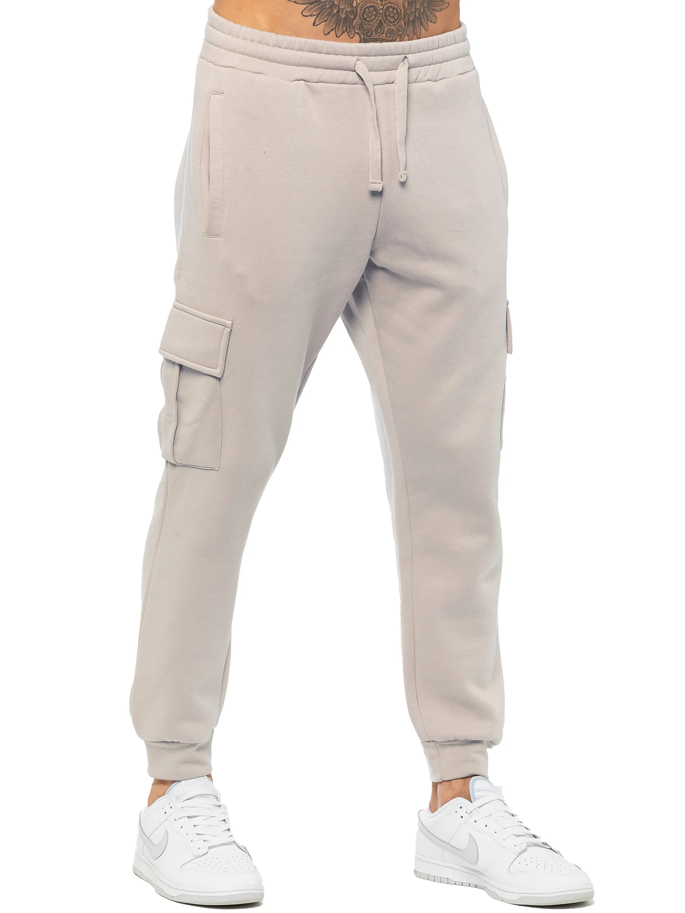 Enzo | Mens Cargo Joggers