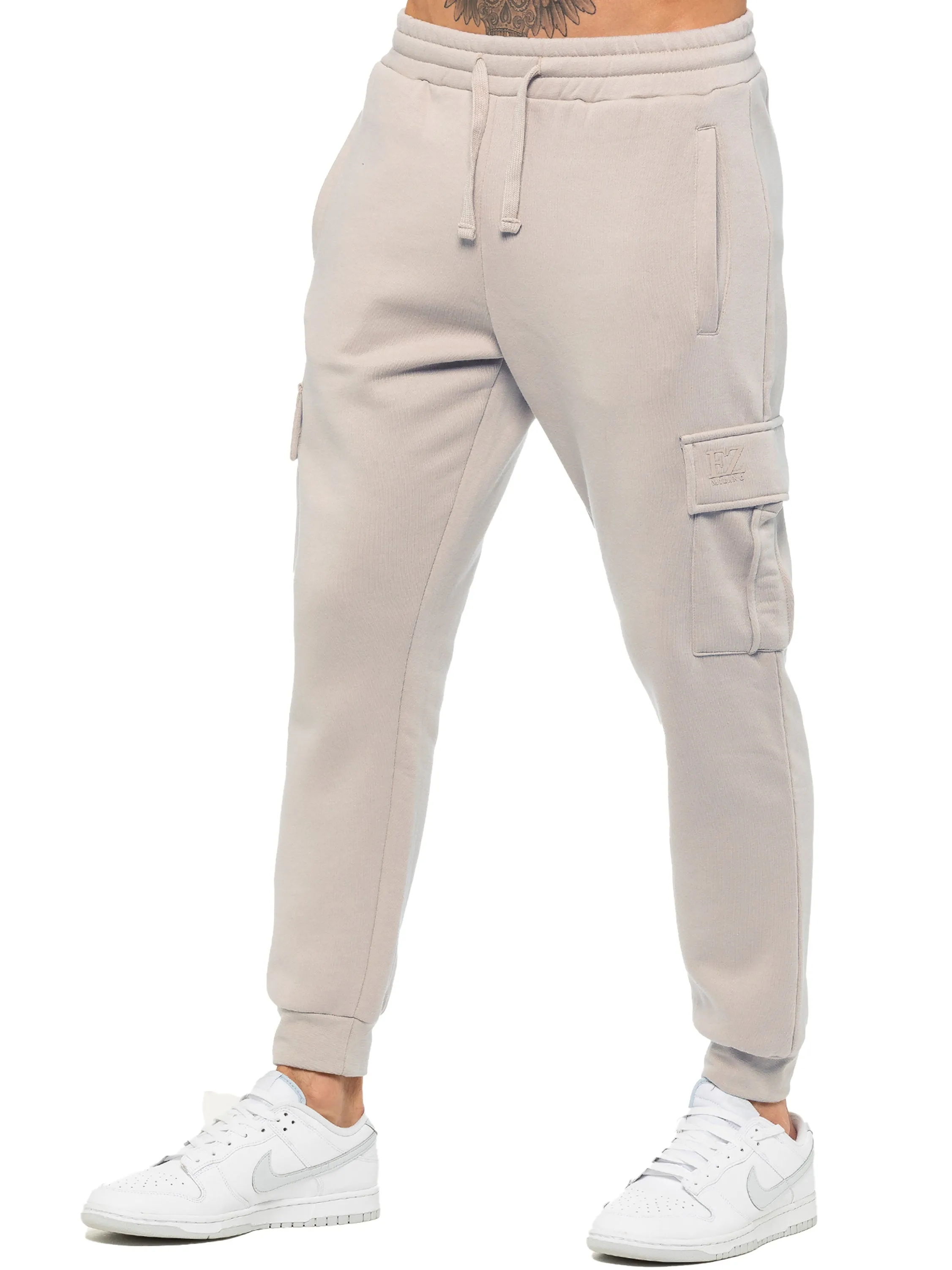 Enzo | Mens Cargo Joggers