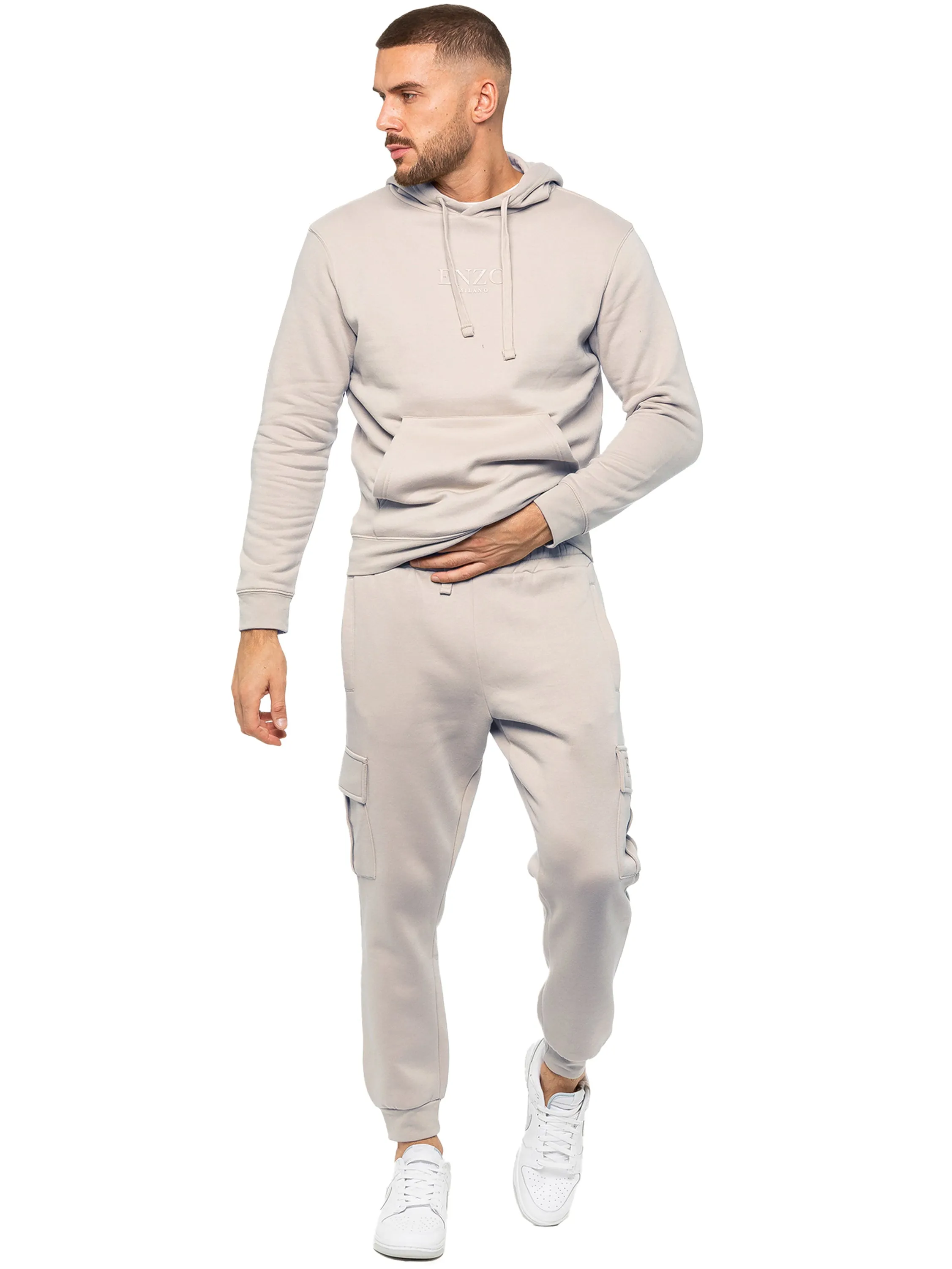 Enzo | Mens Cargo Joggers