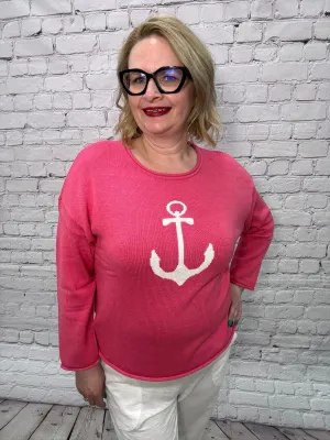 Escape by Habitat Anchor Pullover E27103-Watermelon