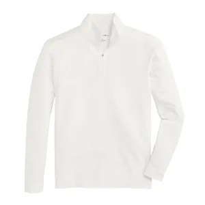 Flow Performance 1/4 Zip Pullover - White