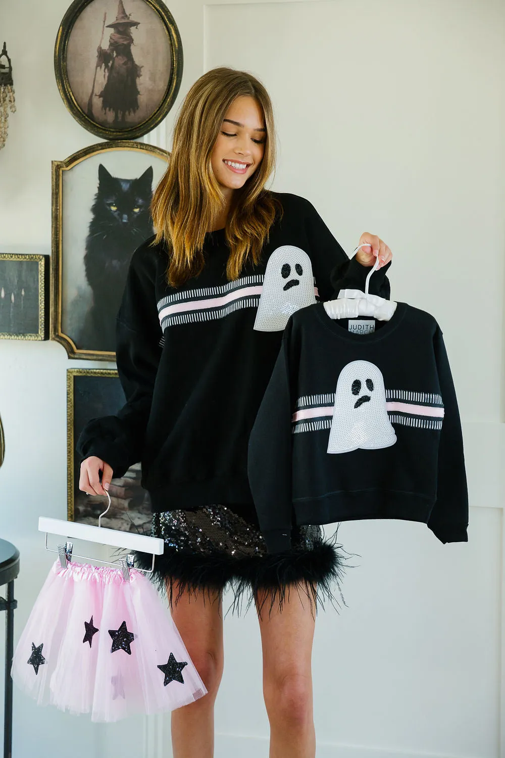 GHOST TIME BLACK PULLOVER