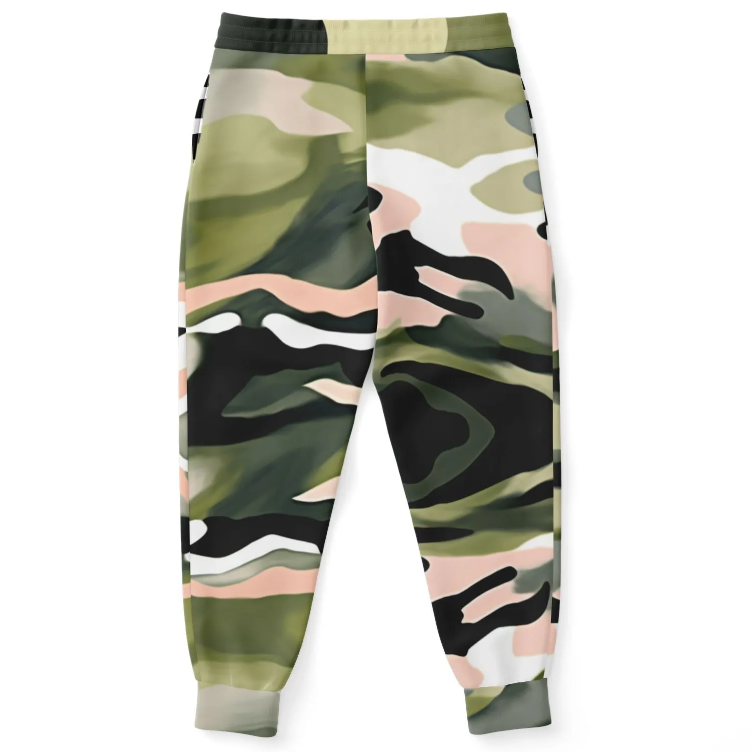 Green Mirage Celtic Cross Eco-Poly Camo Unisex Joggers