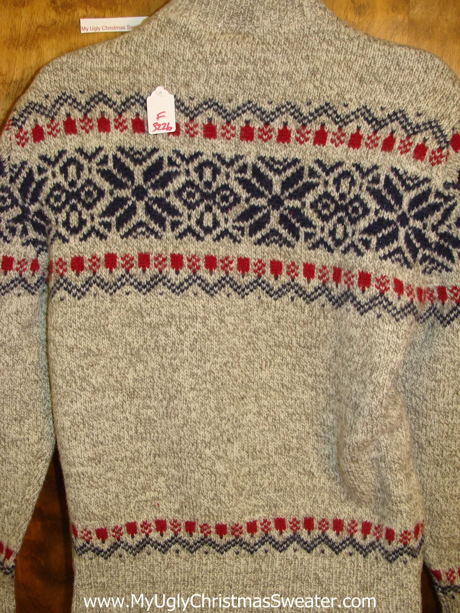 Horrible 80s Nordic 2sided Ugly Christmas Sweater Pullover