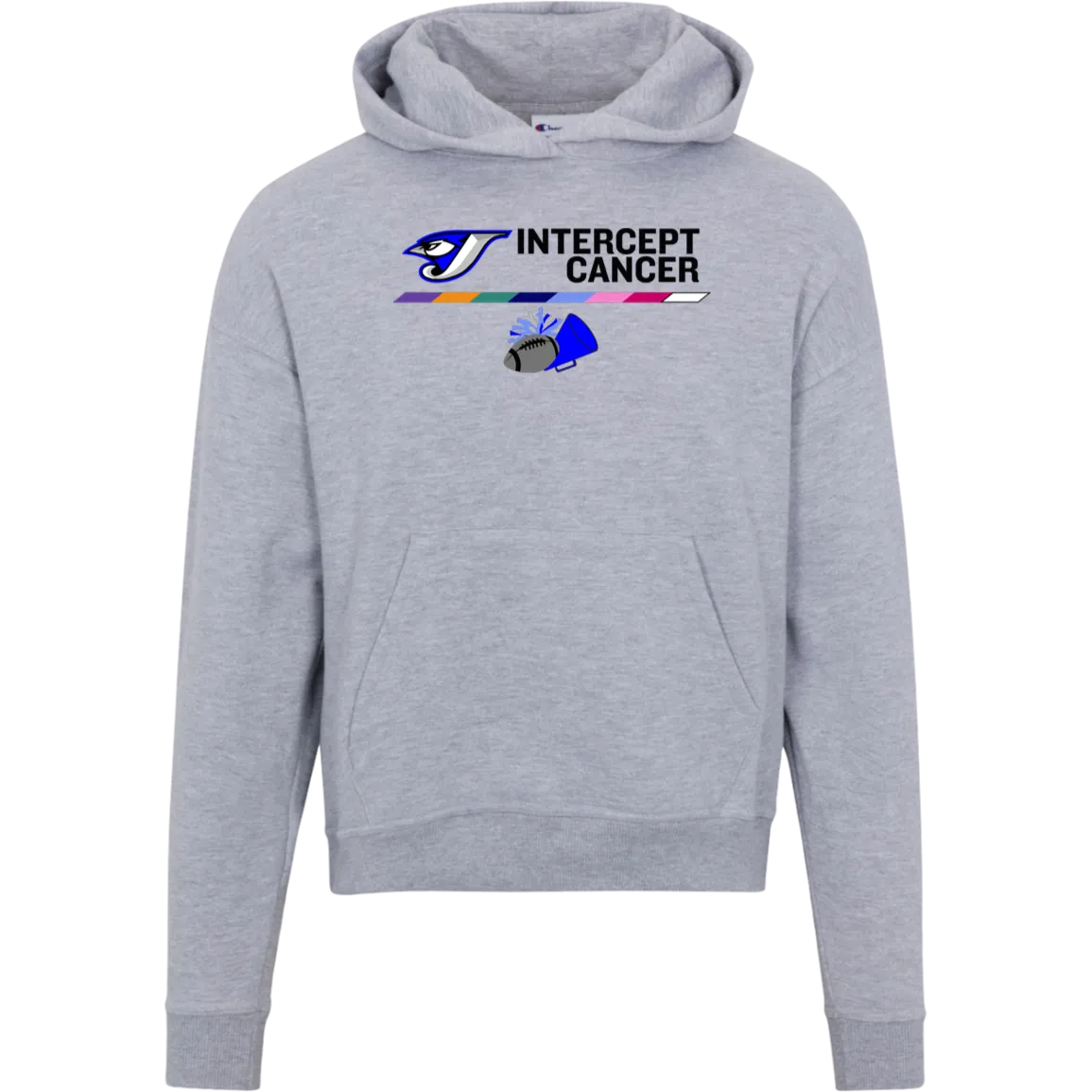 Intercept Cancer S760 Champion Womens Powerblend Hoodie