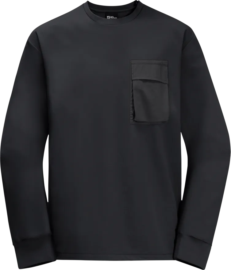 Jack Wolfskin Men&#x27;s Wandermood Pullover Black | Buy Jack Wolfskin Men&#x27;s Wandermood Pullover Black here | Outnorth