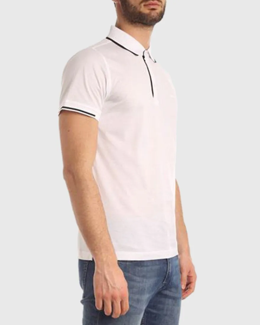 KARL LAGERFELD 755001 SS WHITE POLO