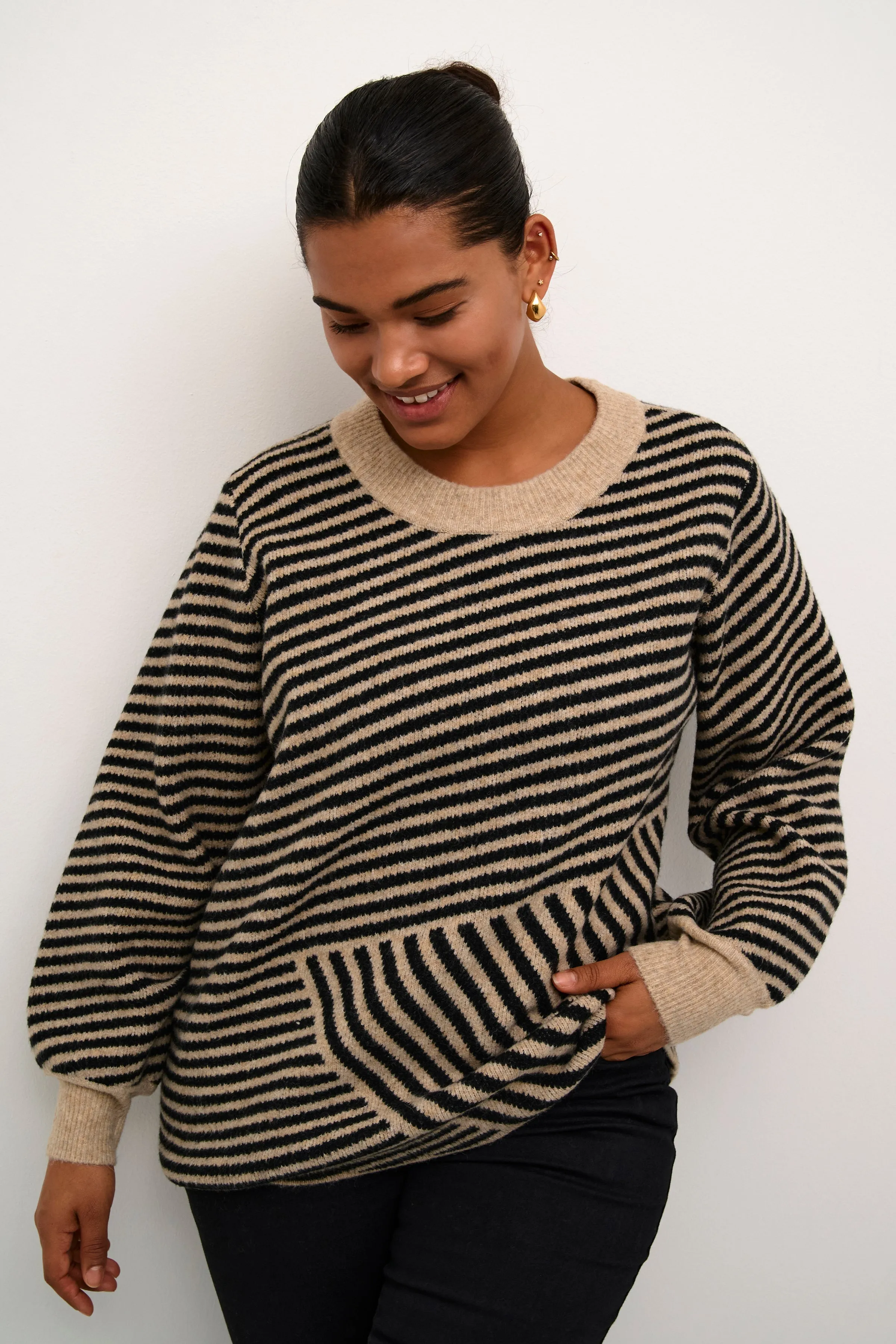 KCverina Knit Pullover-KAFFE CURVE