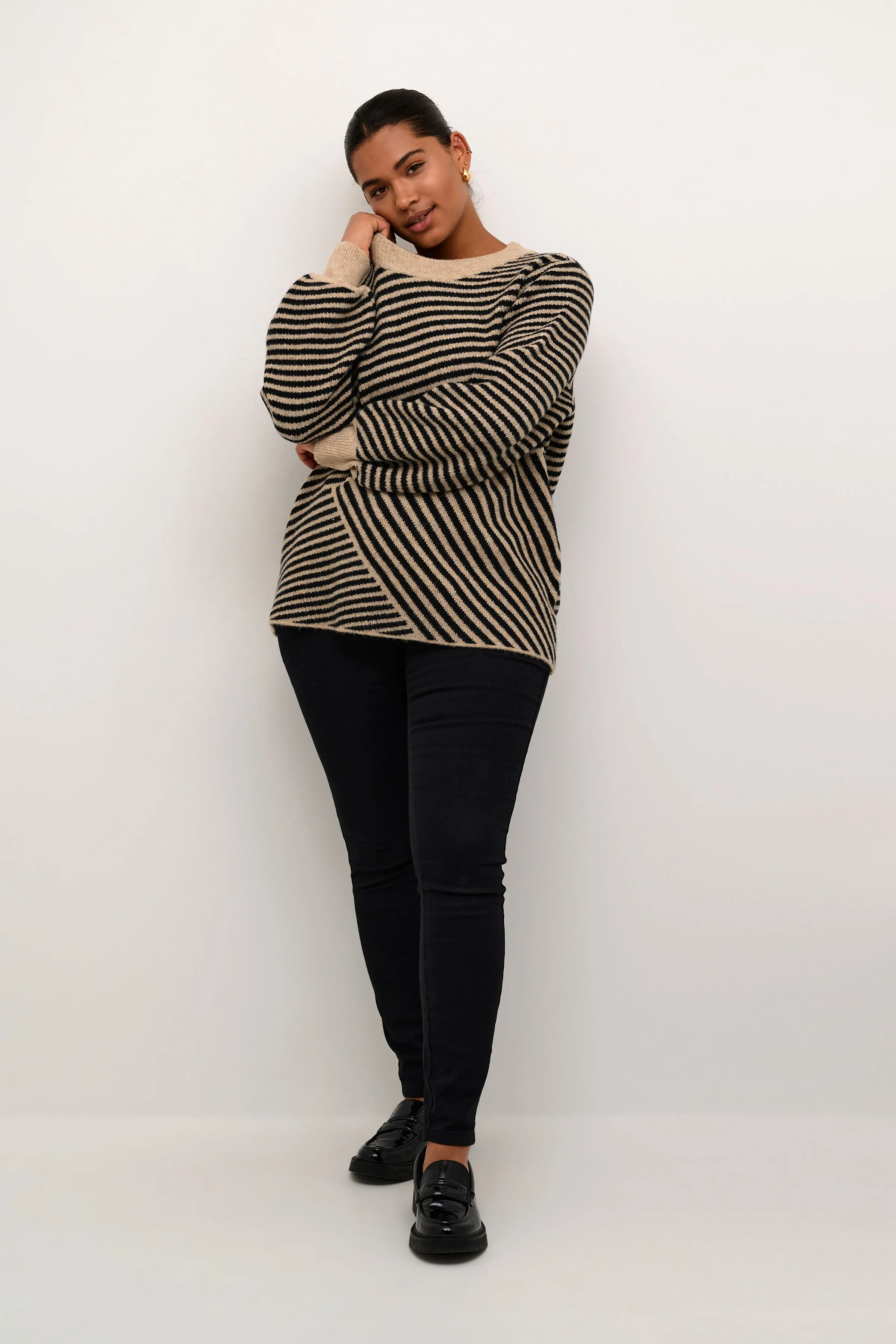 KCverina Knit Pullover-KAFFE CURVE