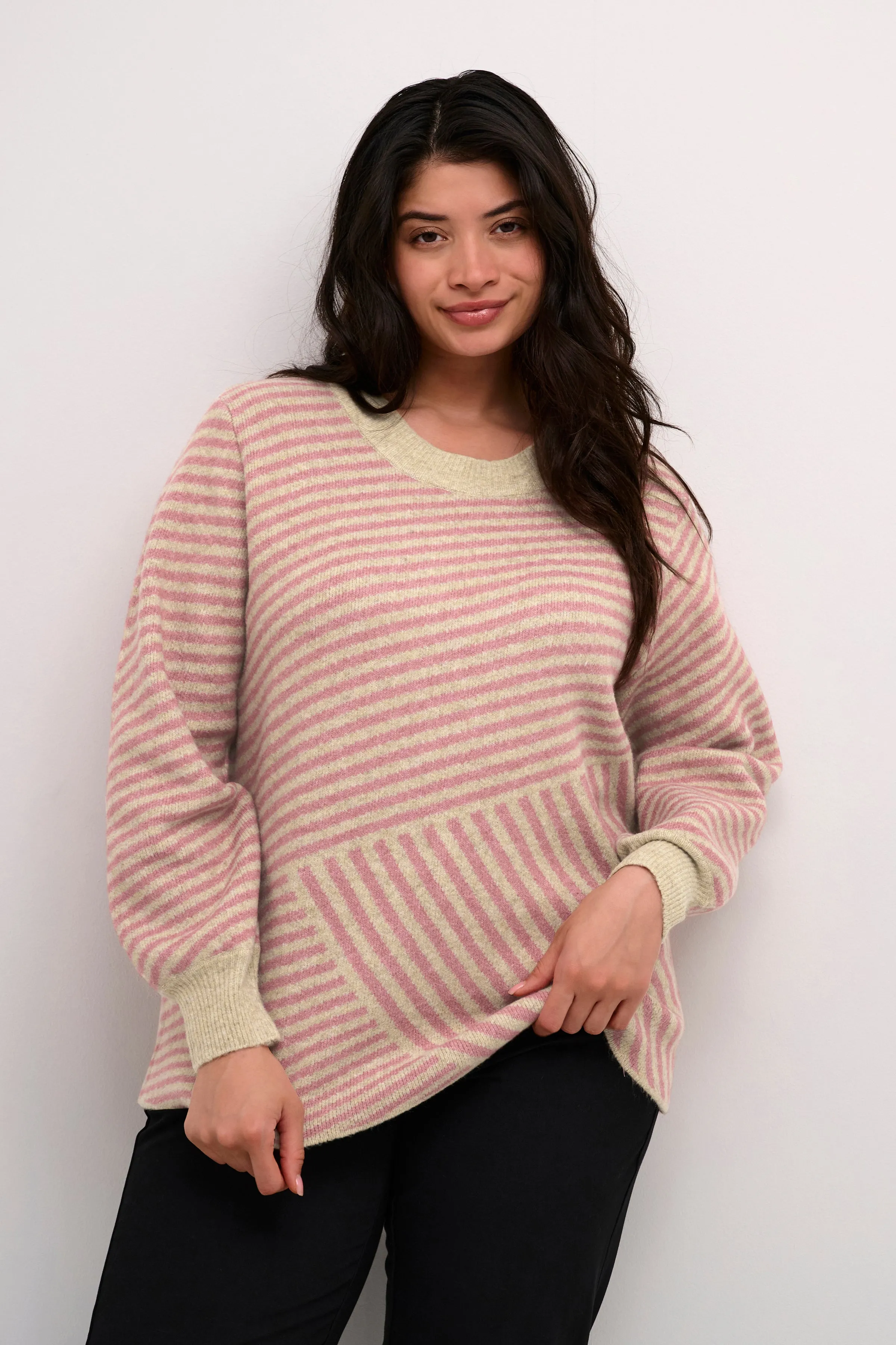 KCverina Knit Pullover-KAFFE CURVE