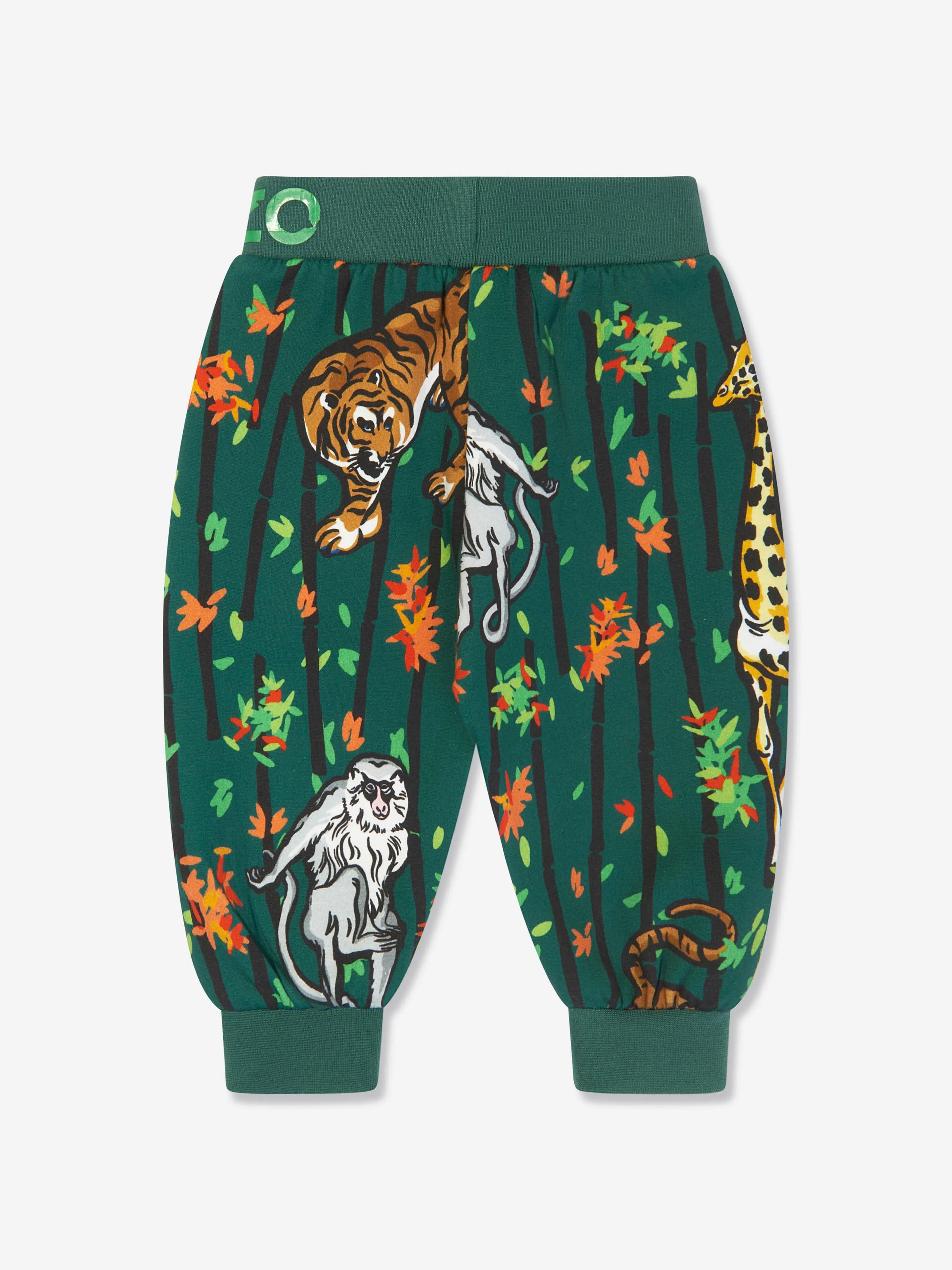 KENZO Baby Boys Jungle Joggers in Green