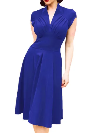 Ketty More Women Dress V-Neck Stretched Tight Style Dresses-KMWD245