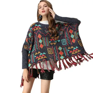 Knitted Ethnic Pullover