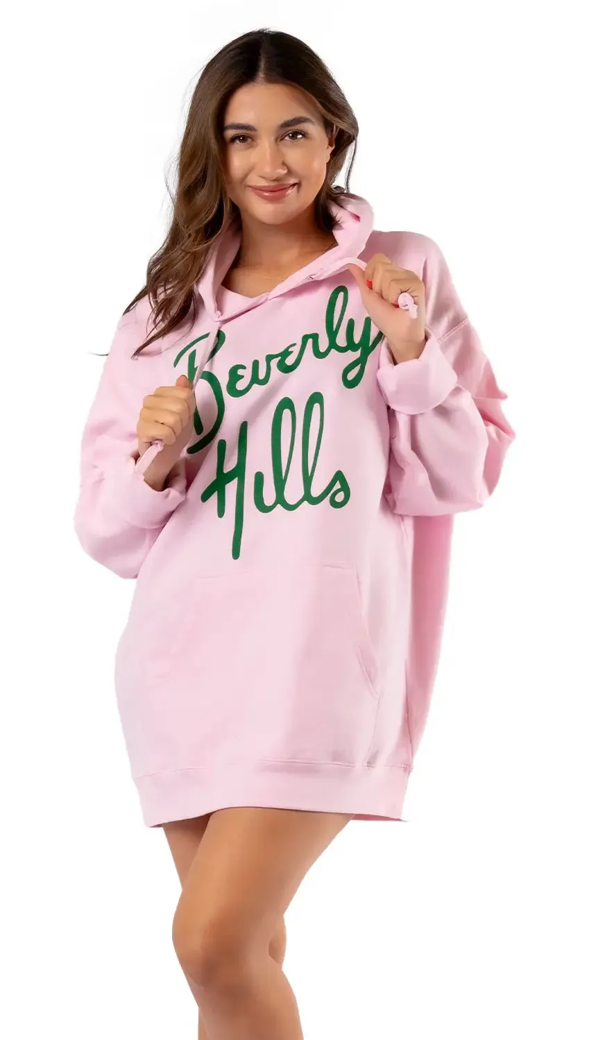 LA TRADING CO DRIX OVERSIZED HOODIE - Beverly Hills (Pink)