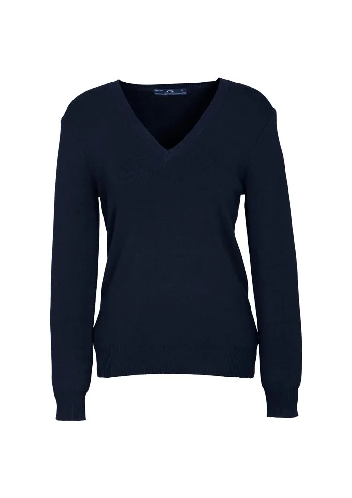 Ladies V-Neck Pullover