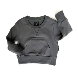 Little Bipsy Pocket Pullover - Pewter