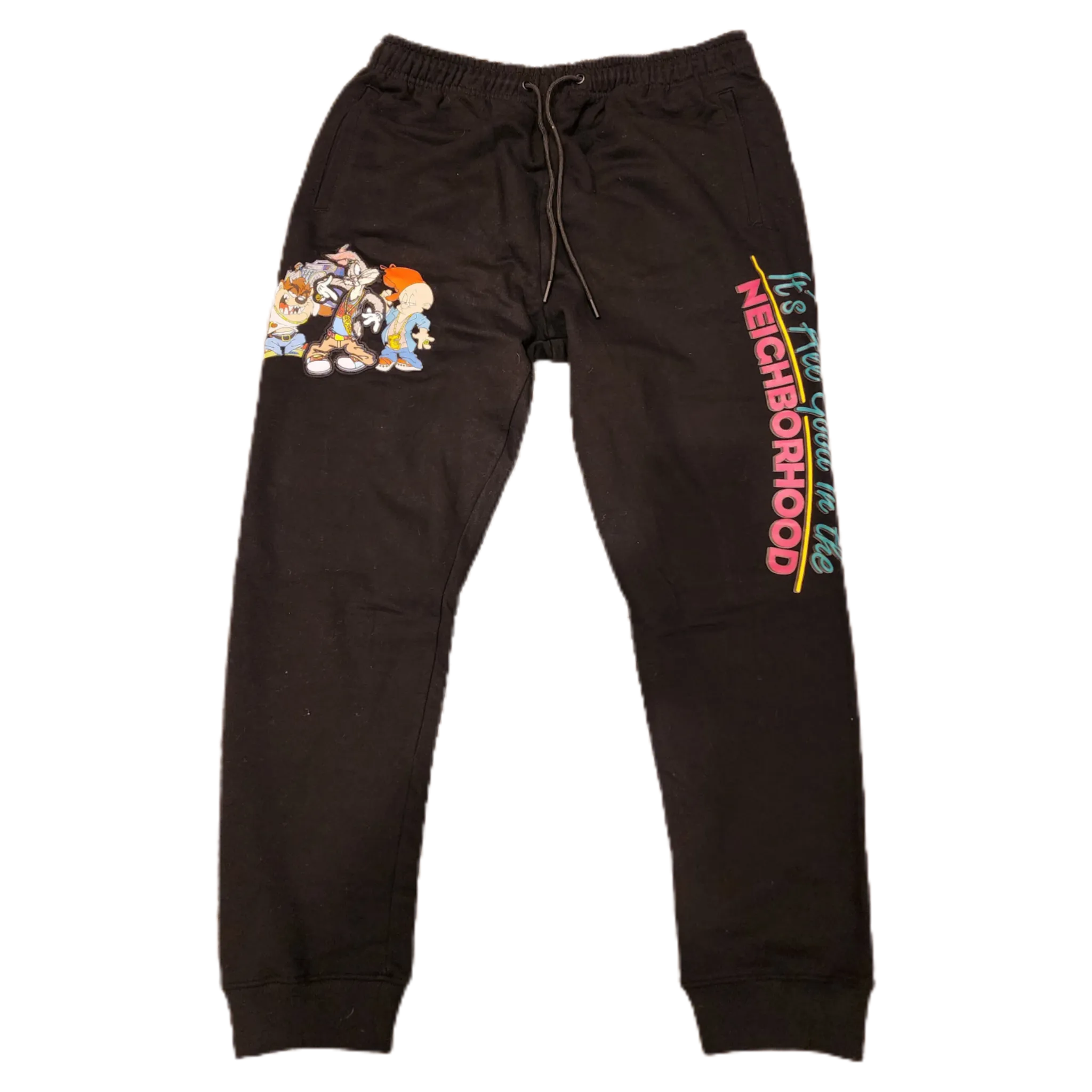 Looney Tunes - " Black Joggers" - Size Extra Extra Large