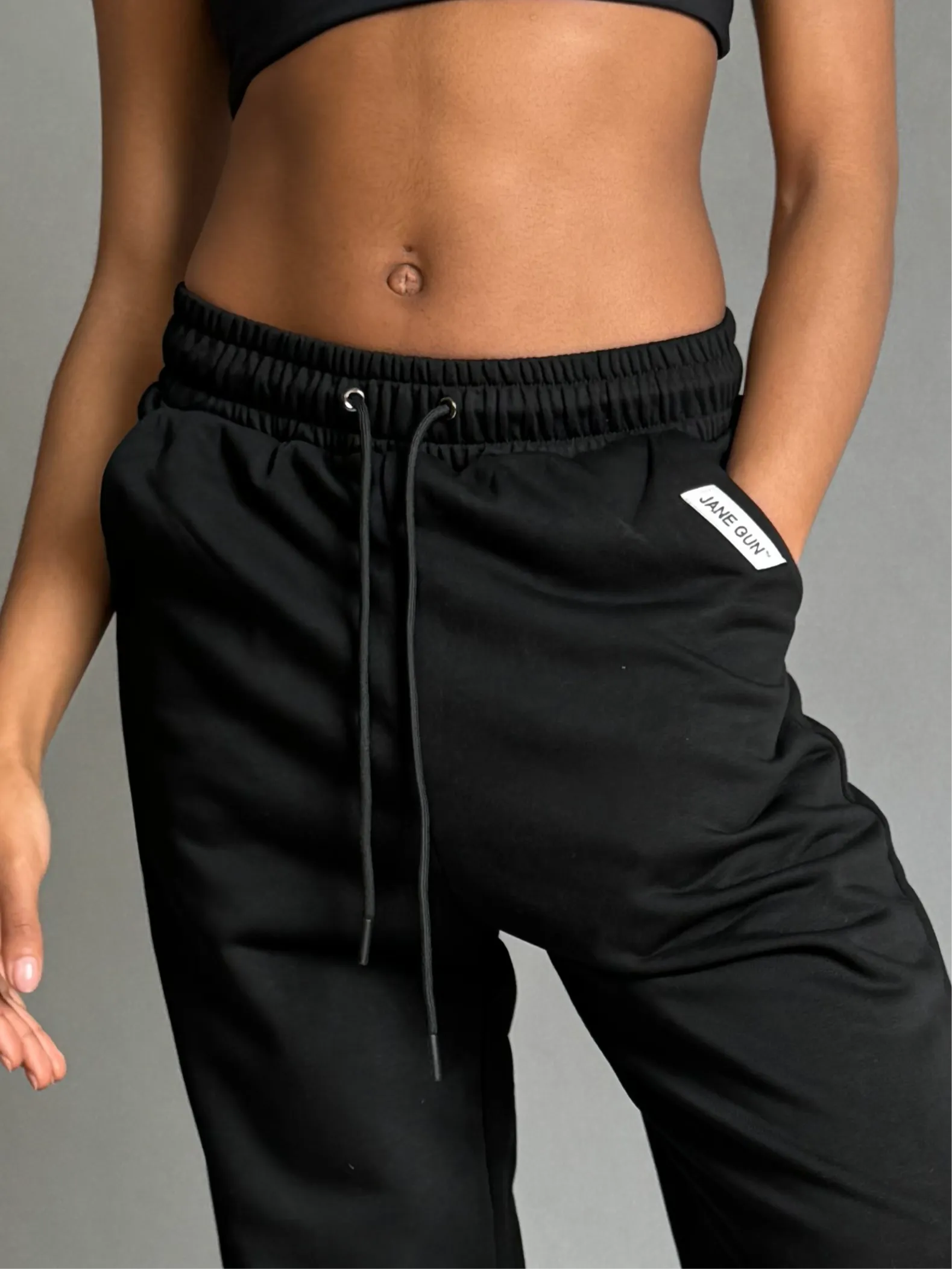 Loose Training Joggers  - Black