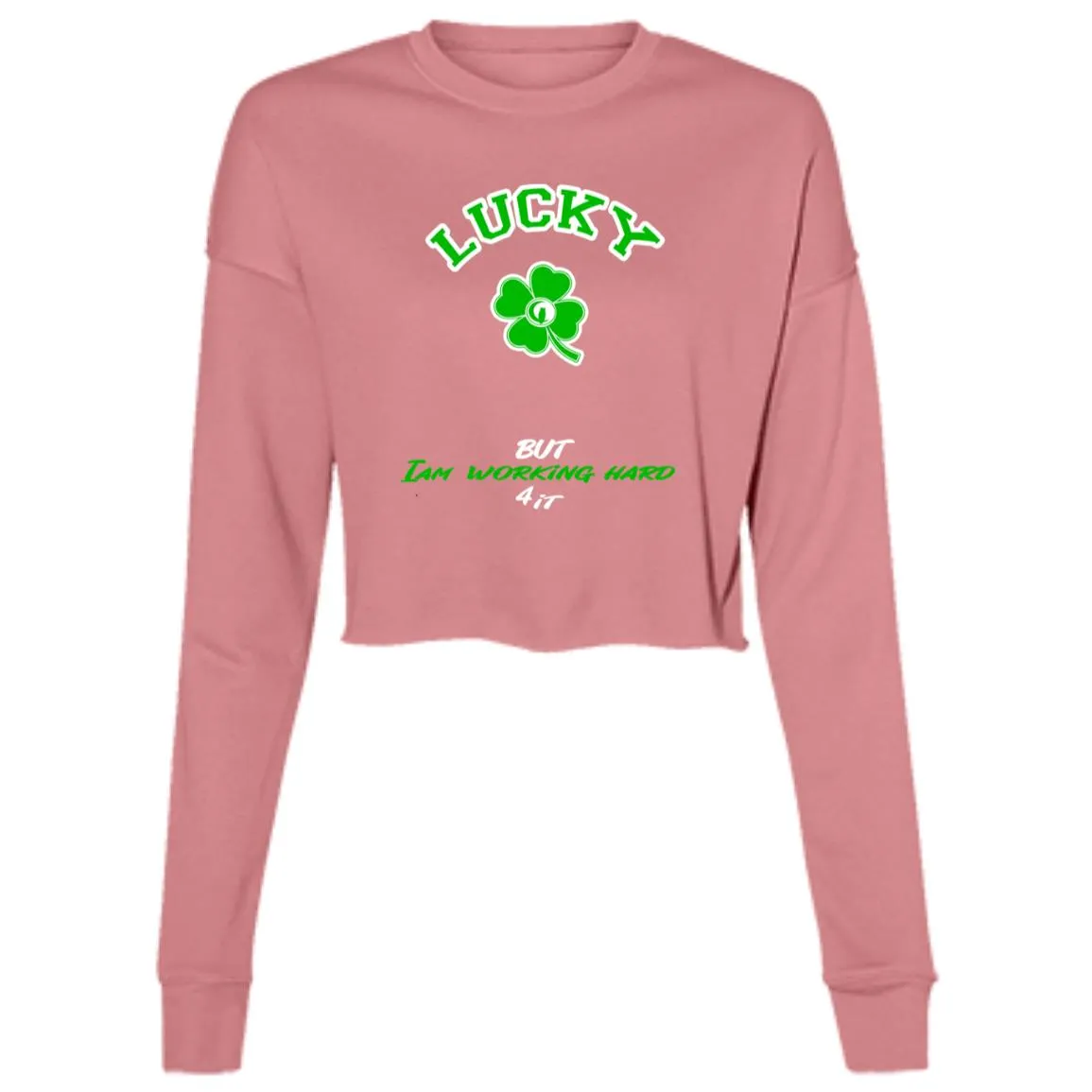 LUCKY BUT Ladies' Cropped Crew