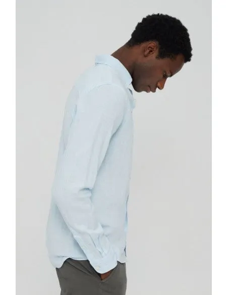 Malibu Linen Shirt Ecoalf Light Blue