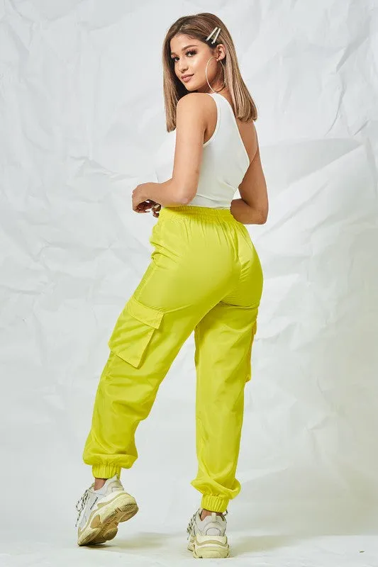 Maria Neon Reflective Joggers