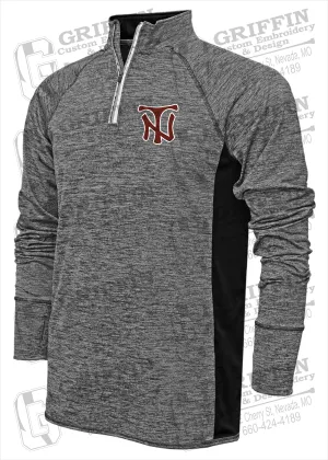 Men's Dry-Tek Heather 1/4 Zip - Nevada Tigers NT Logo