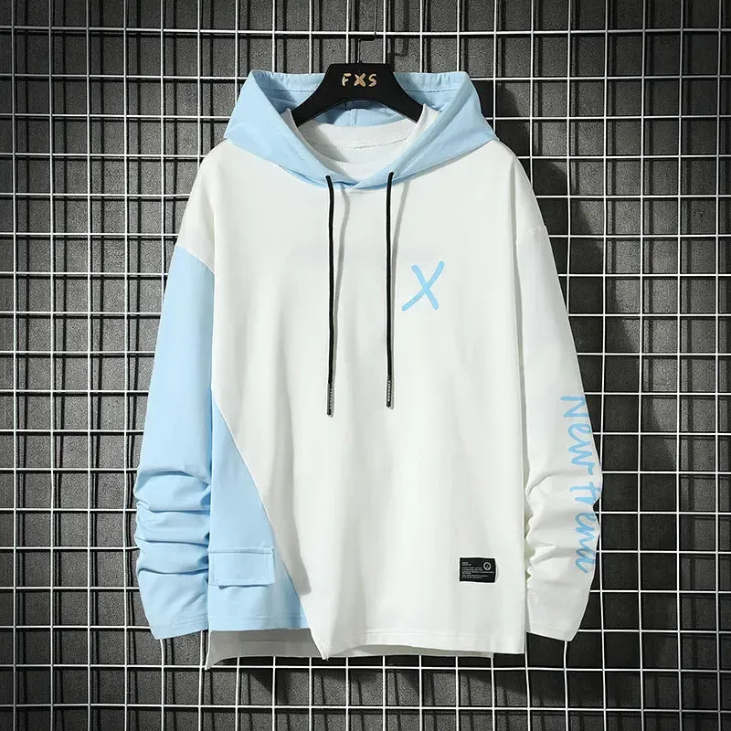 Men's Pullover Hoodie With Long Sleeves