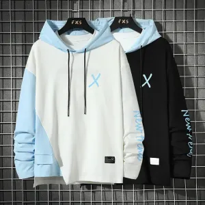 Men's Pullover Hoodie With Long Sleeves